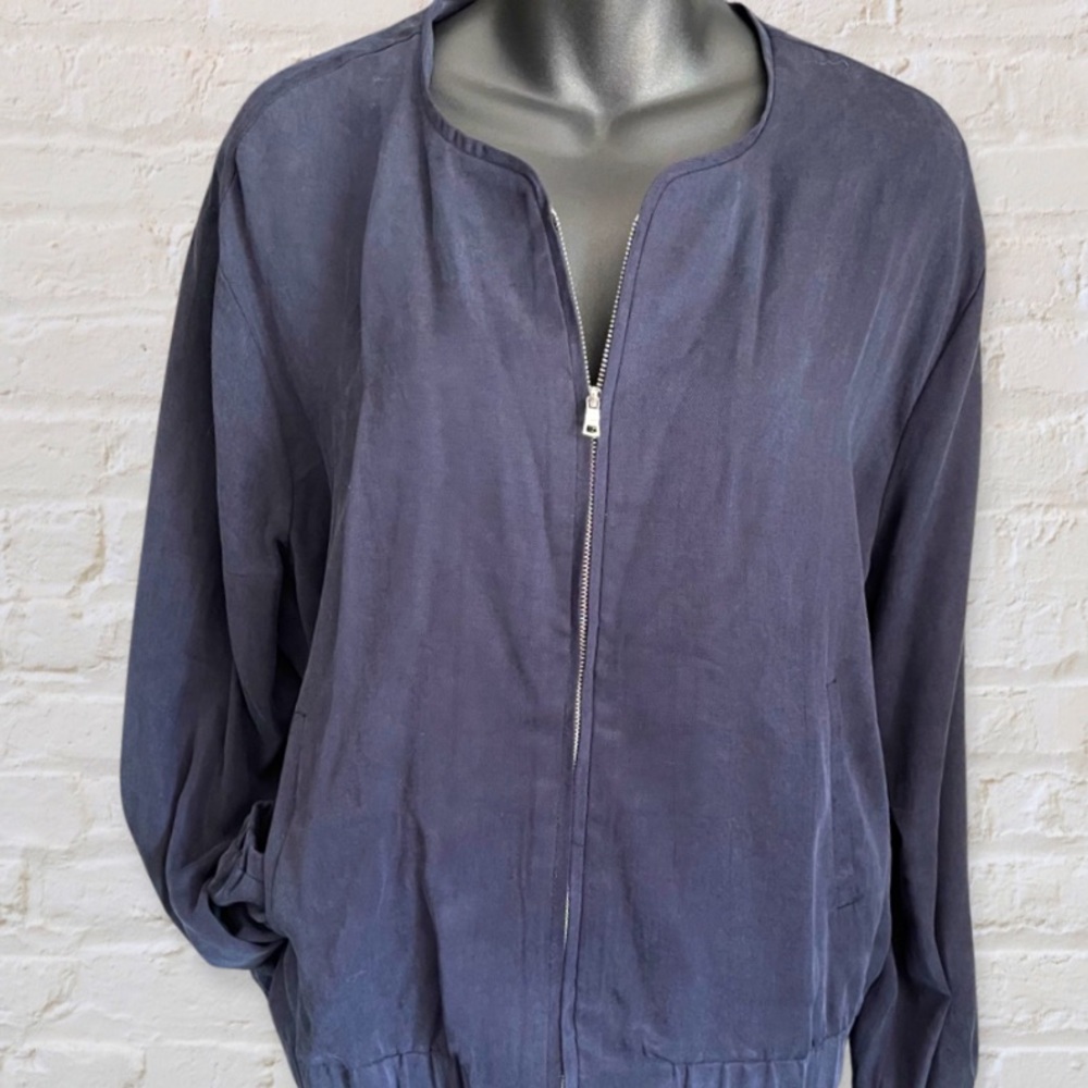 Fabulous Navy zip up jacket! NWOT
